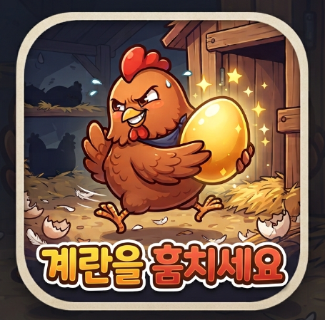 계란을 훔치세요! 게임 화면
